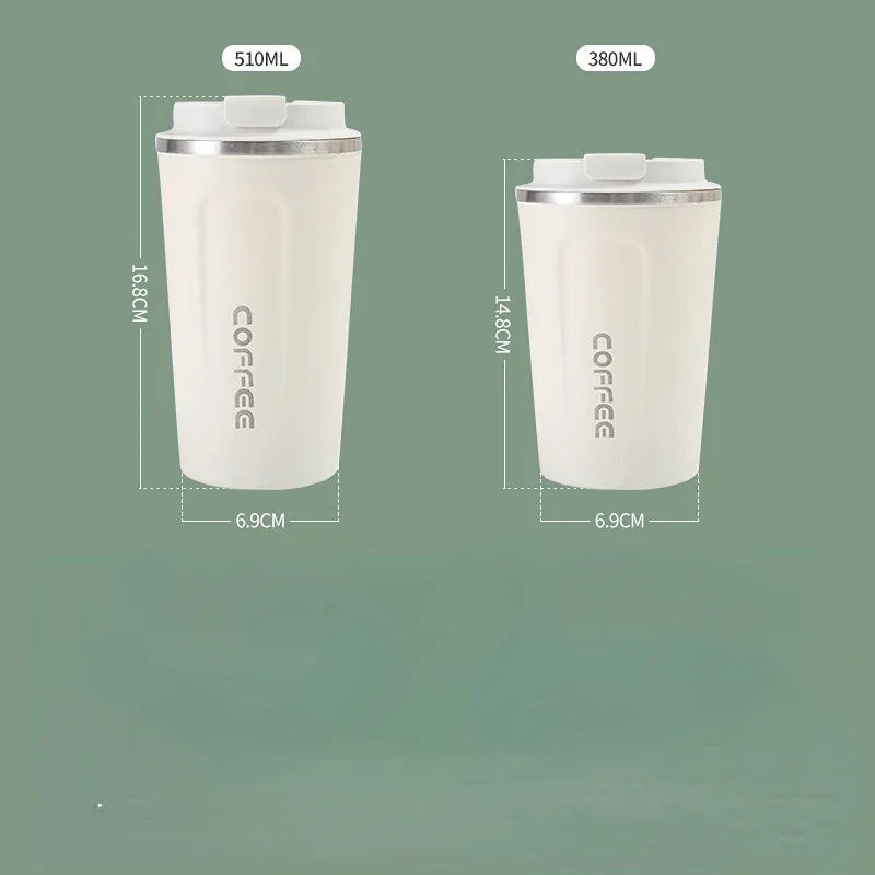 Stainless Steel Smart Coffee Tumbler Thermos Cup with Intelligent Temperature Display – Portable Travel Mug 380ml & 510ml | Tamluz