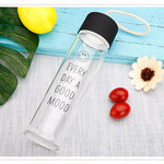 Glasses portable cups kids creative water bottles Korea lovely simple