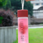 Glasses portable cups kids creative water bottles Korea lovely simple