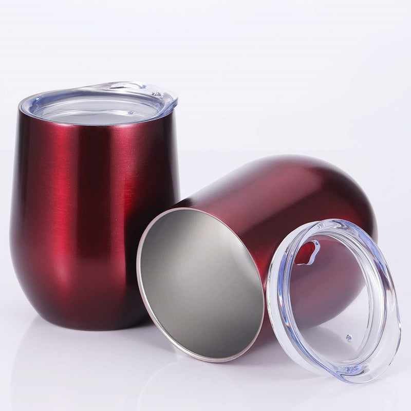 12oz Double-Insulated Stainless Steel  Tumbler – Stemless Travel Cup | Tamluz