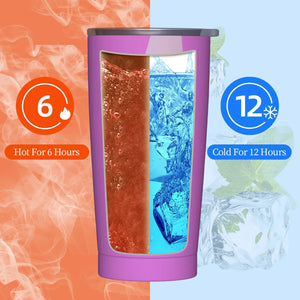 Tamluz Mr. Beans Stainless Steel Tumbler with Straw – Large Thermal Mug for Hot & Cold Drinks