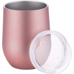 12oz Double-Insulated Stainless Steel  Tumbler – Stemless Travel Cup | Tamluz