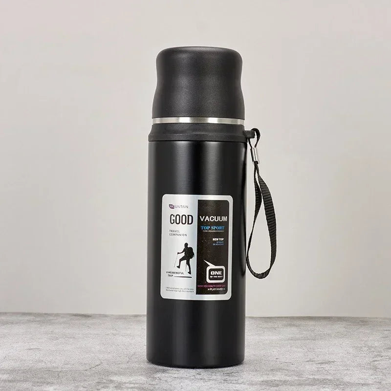 Tamluz Stainless Steel Thermos Tumbler – Leakproof Insulated Sports Bottle for Coffee, Tea & Water