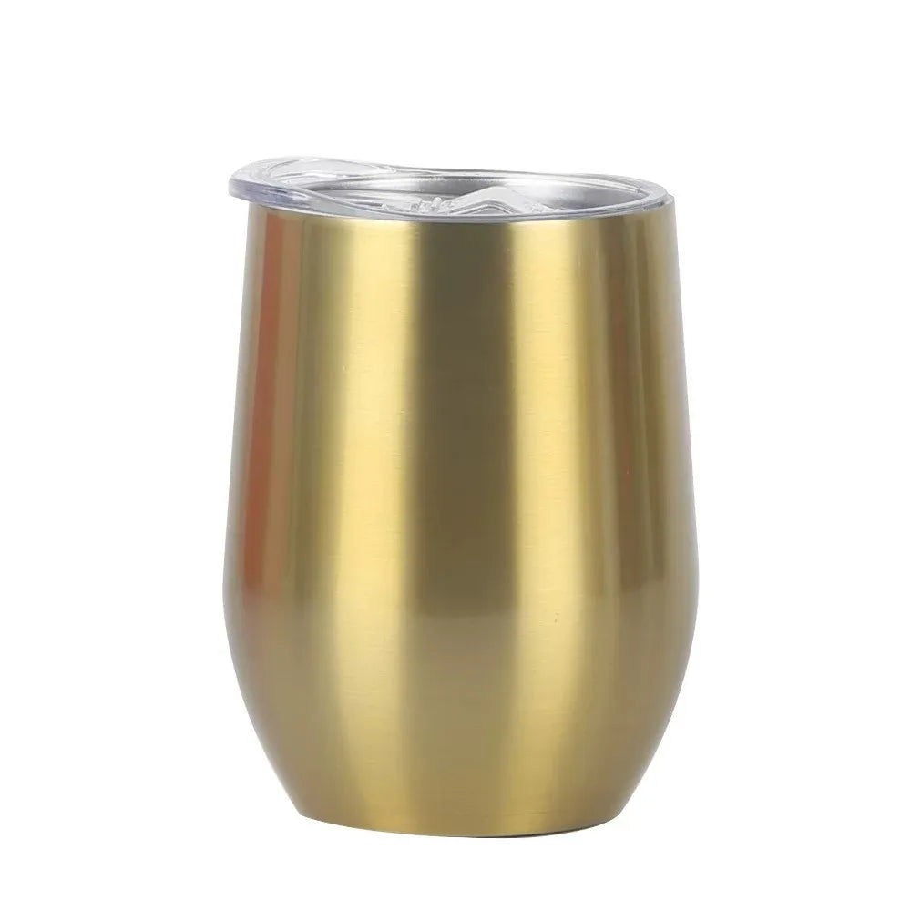 12oz Double-Insulated Stainless Steel  Tumbler – Stemless Travel Cup | Tamluz