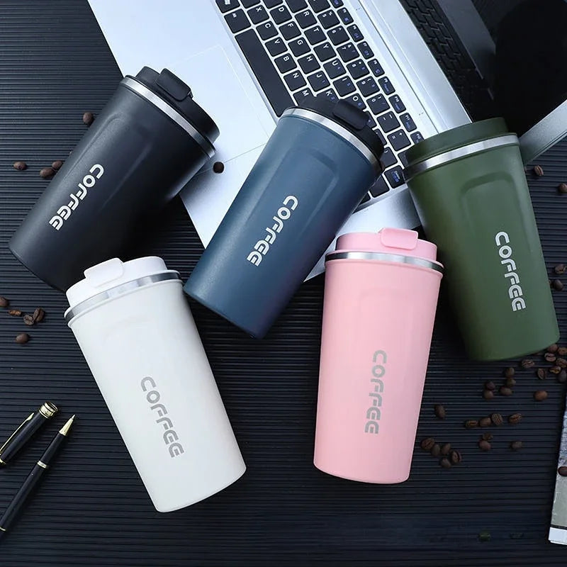 Stainless Steel Smart Coffee Tumbler Thermos Cup with Intelligent Temperature Display – Portable Travel Mug 380ml & 510ml | Tamluz