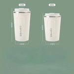 Stainless Steel Smart Coffee Tumbler Thermos Cup with Intelligent Temperature Display – Portable Travel Mug 380ml & 510ml | Tamluz
