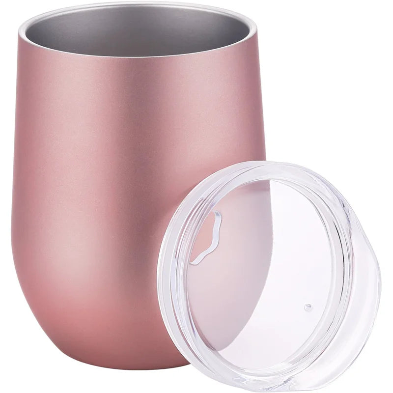 12oz Double-Insulated Stainless Steel  Tumbler – Stemless Travel Cup | Tamluz