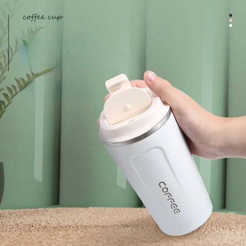 Stainless Steel Smart Coffee Tumbler Thermos Cup with Intelligent Temperature Display – Portable Travel Mug 380ml & 510ml | Tamluz