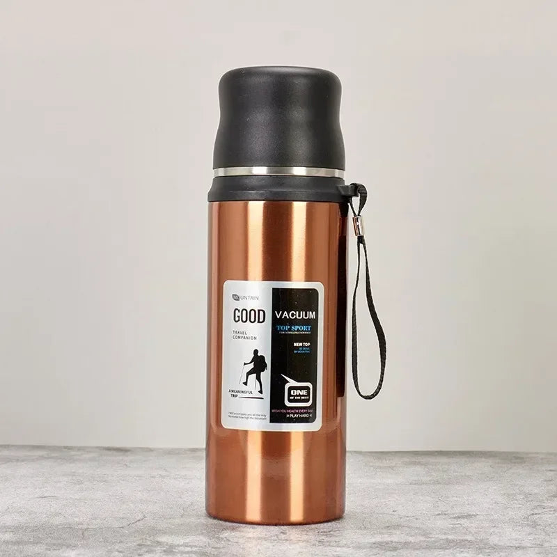 Tamluz Stainless Steel Thermos Tumbler – Leakproof Insulated Sports Bottle for Coffee, Tea & Water