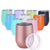 12oz Double-Insulated Stainless Steel  Tumbler – Stemless Travel Cup | Tamluz