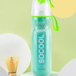 500ml Outdoor Cycling Running Water Drinking Bottle Misting Spray Healthy Sports Bottles