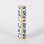 Blue And White Porcelain Vintage Perfume Sub-bottles PU Leather Glass Bottle